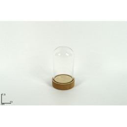 Campana Vuota con base Naturale 7,5x13 cm