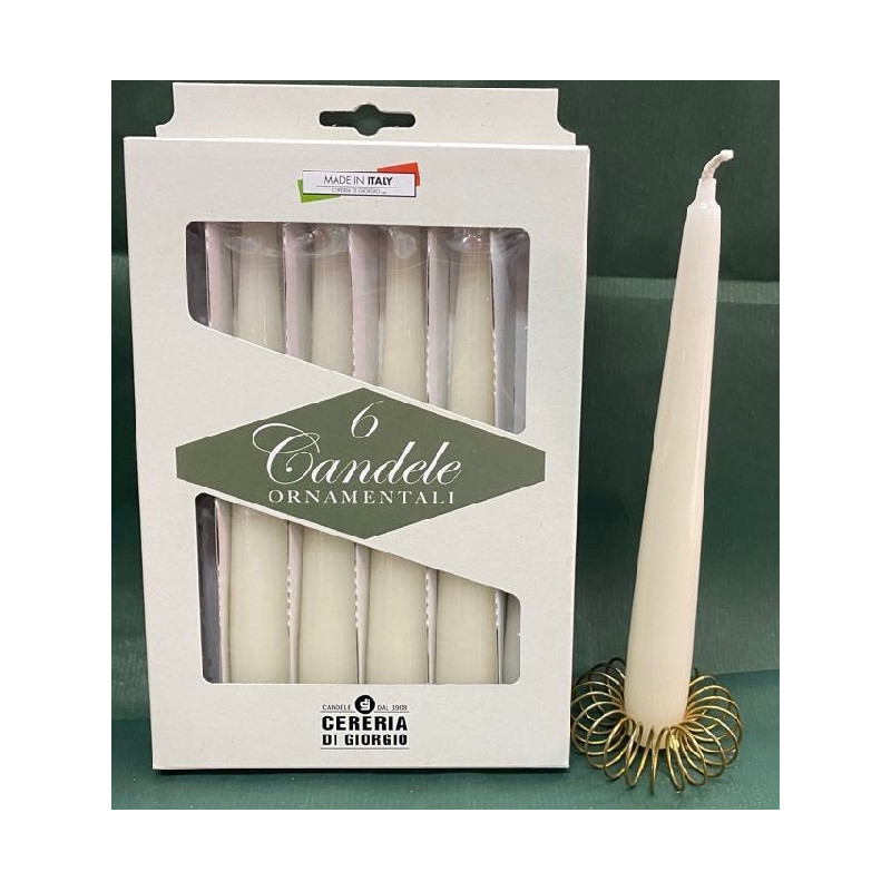 Candela Conica PANNA (cf. 6 pz)