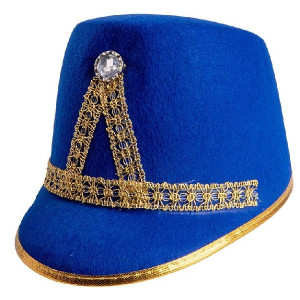 Cappello Majorette Blu' in feltro