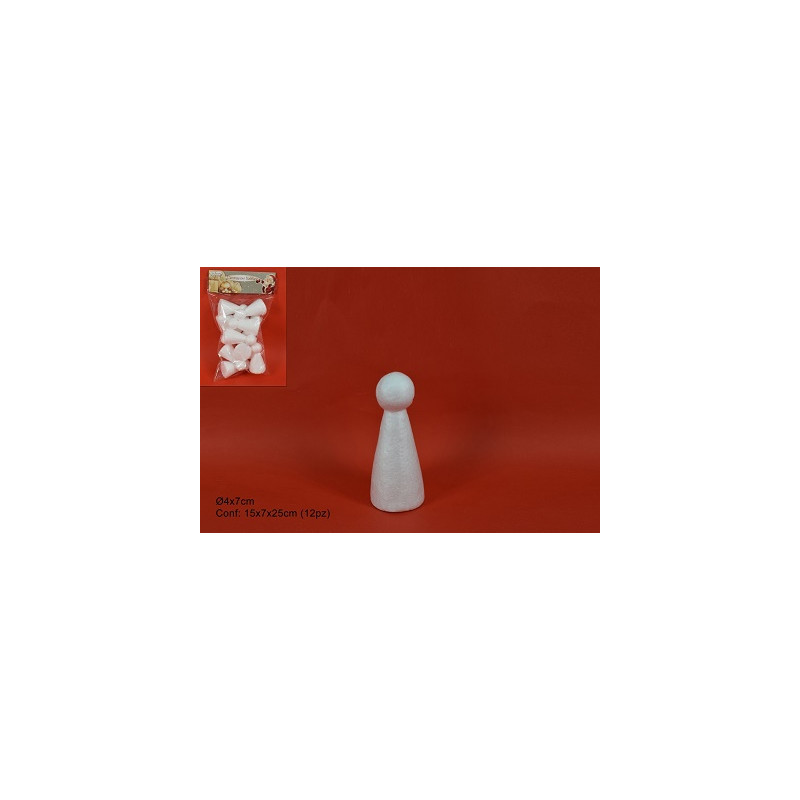 ANGELO in polistirolo 7 cm (cf. 12 pz)