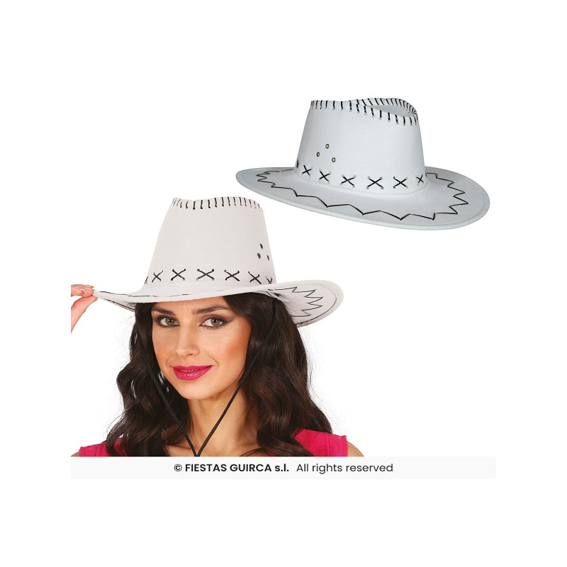 Cappello Cow-Boy Bianco