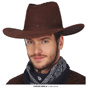 Cappello Cow-Boy Marrone