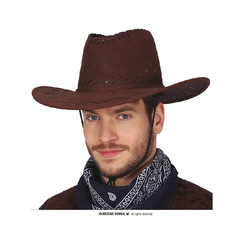 Cappello Cow-Boy Marrone
