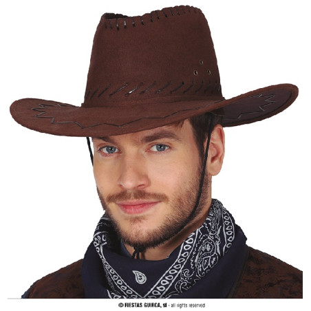 Cappello Cow-Boy Marrone