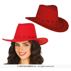 Cappello Cow-Boy Rosso