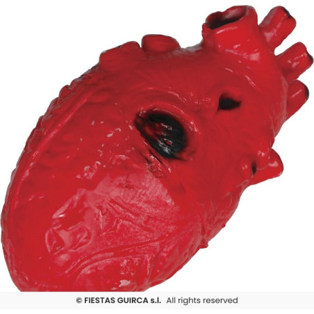 Cuore  in gomma 15 cm