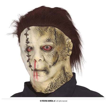 Maschera Michael Myers in lattice con capelli