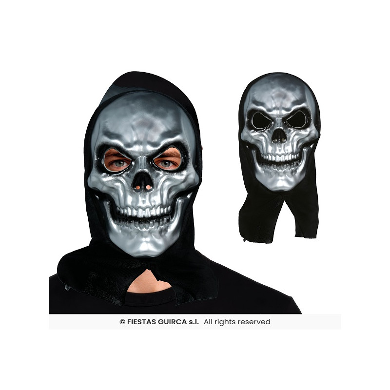 Maschera Teschio con cappuccio