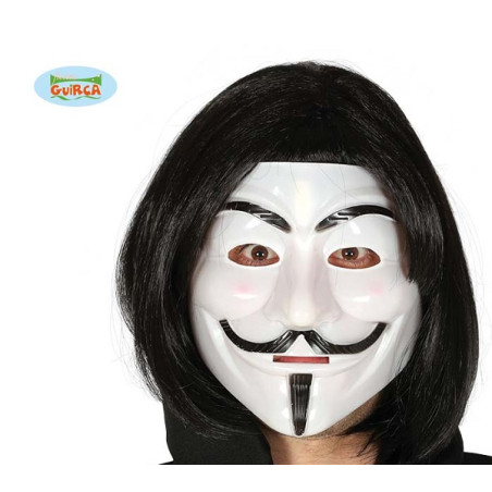 Maschera V for Vendetta Bianca