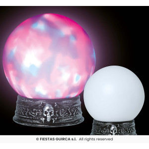 Sfera Magica su base con luce 20 cm