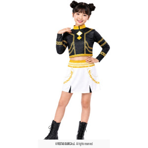 Costume K-POP STAR Nero - Tg 7/9 anni