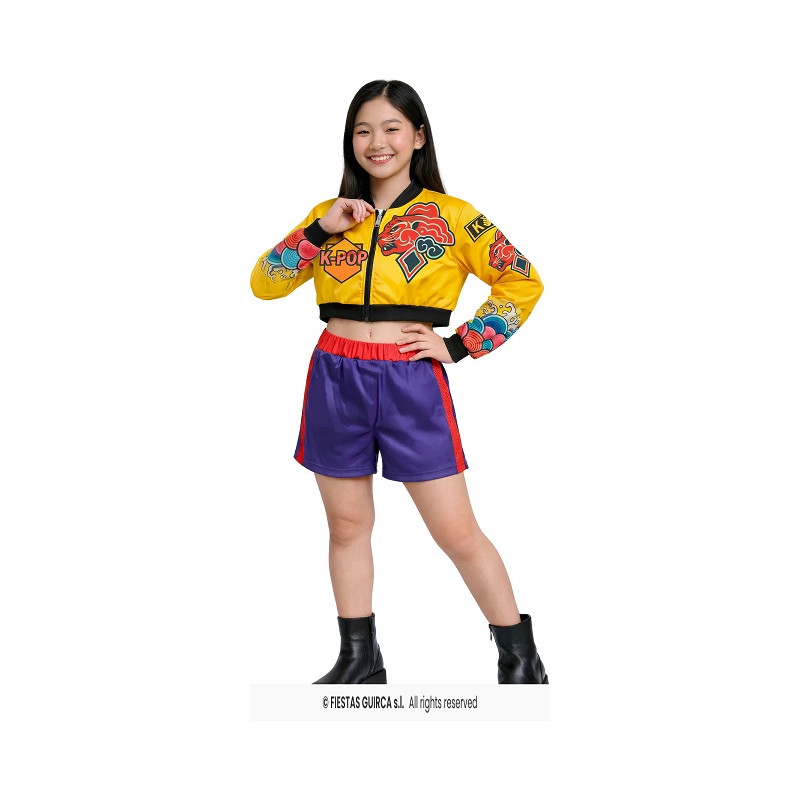 Costume K-POP STAR NOVA Gialla - Tg 10/12 anni