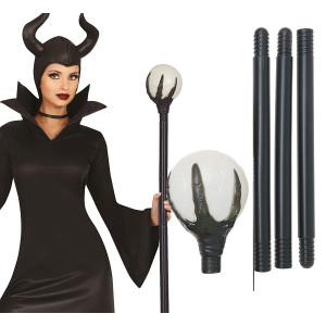 Bastone Malefica con Sfera 100 cm (smontabile)