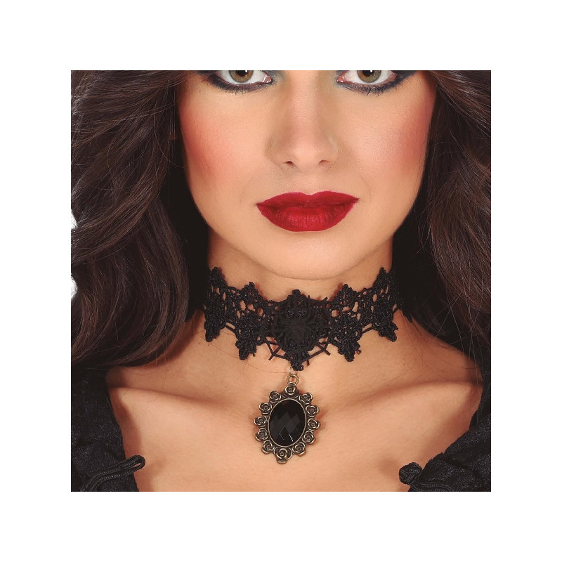 Collana con pietra Nera