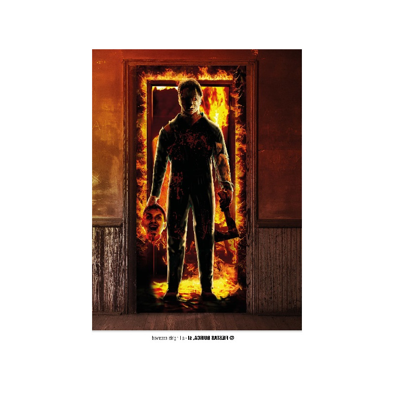 Decorazione Michael Myers 80x180 cm