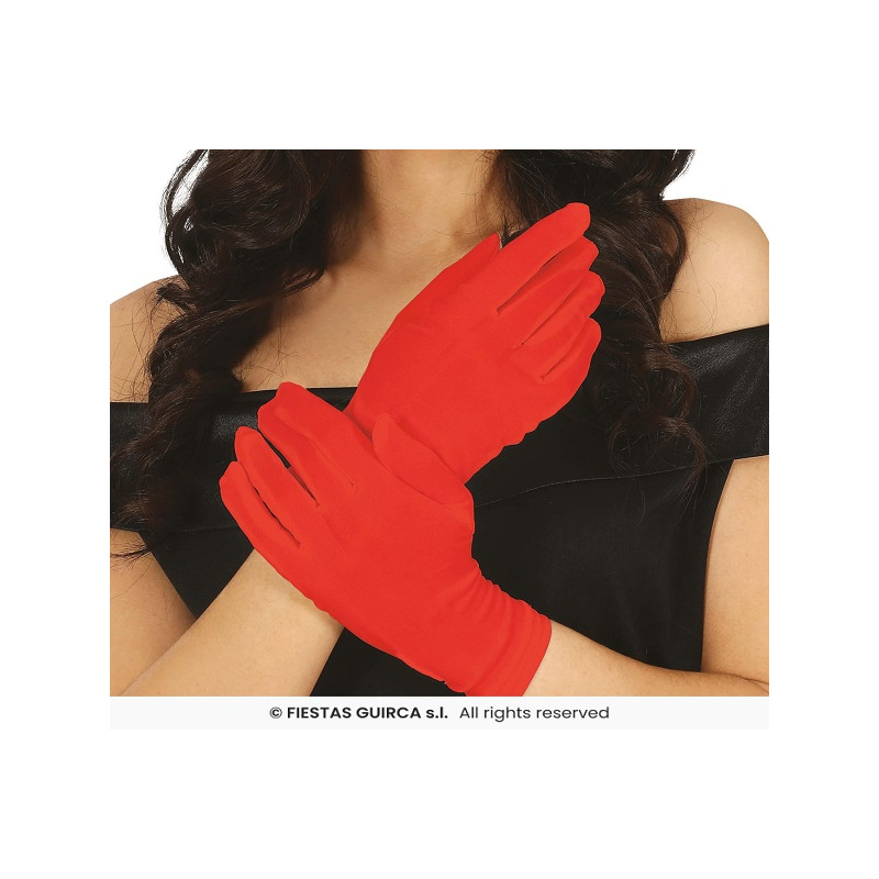 Guanti Rossi Corti 25 cm