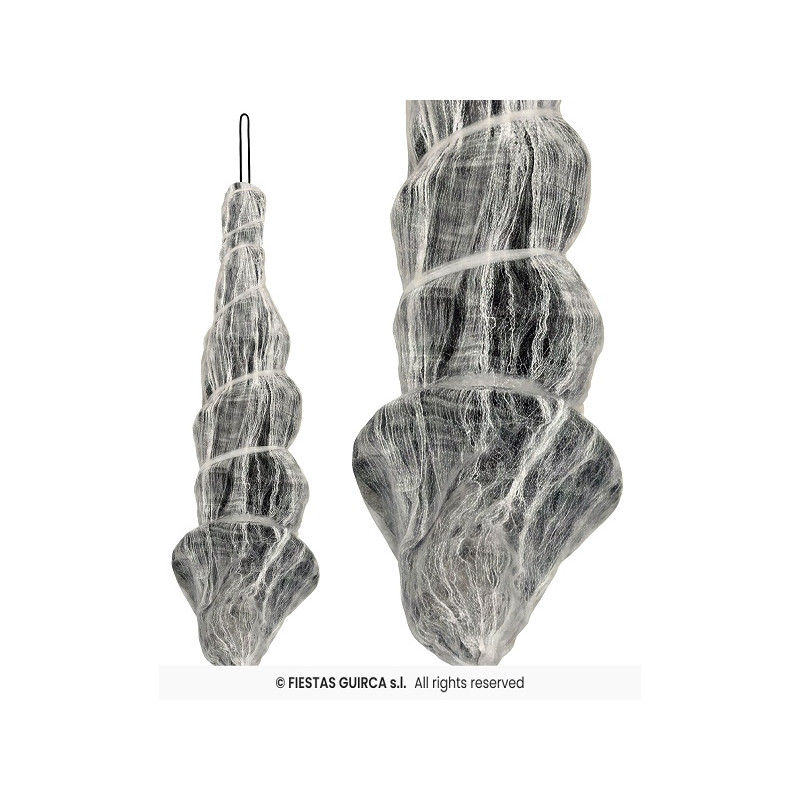 Scheletro Mummia con ragnatela d'appendere 75 cm