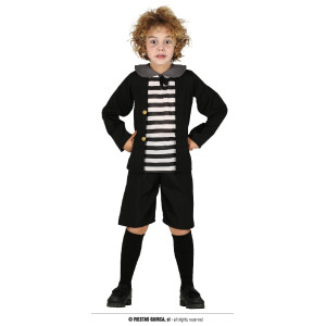 Costume ADDAMS PUGSLEY Fratello Mercoledi  - Tg 7/9 anni