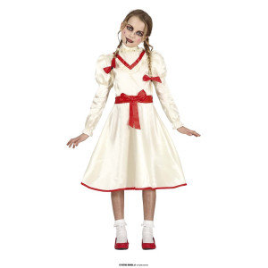 Costume BAMBOLA ASSASSINA ANNABELLE - Tg 7/9 anni