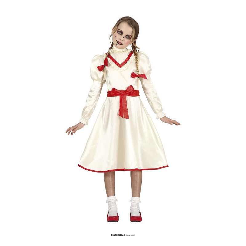 Costume BAMBOLA ASSASSINA ANNABELLE - Tg 7/9 anni