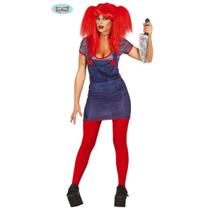 Costume BAMBOLA ASSASSINA CHUCKY - Tg M 42/44