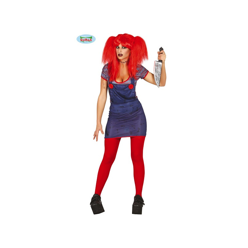 Costume BAMBOLA ASSASSINA CHUCKY - Tg M 42/44