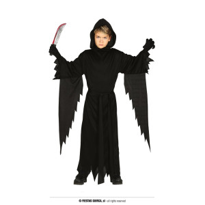 Costume FANTASMA Nero - Tg 10/12 anni