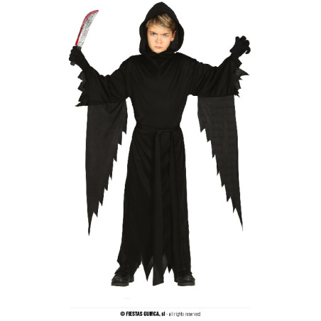 Costume FANTASMA NERO - Tg 7/9 anni