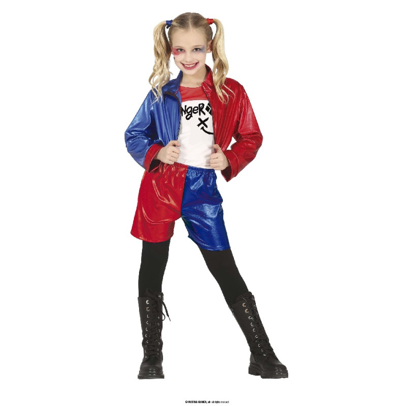 Costume HARLEY QUINN - Tg 10/12 anni