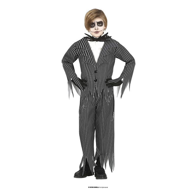 Costume JACK SCHELETRON - Tg 5/6 anni