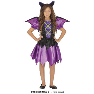 Costume PIPISTRELLO Viola - Tg 5/6 anni