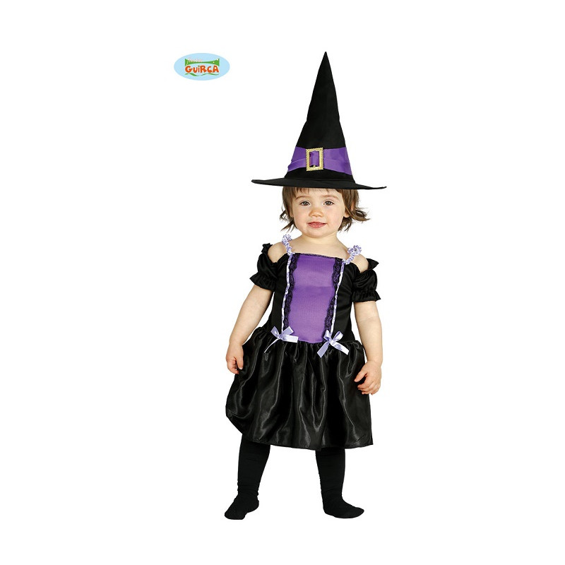 Costume STREGA Viola - Tg 12/18 mesi