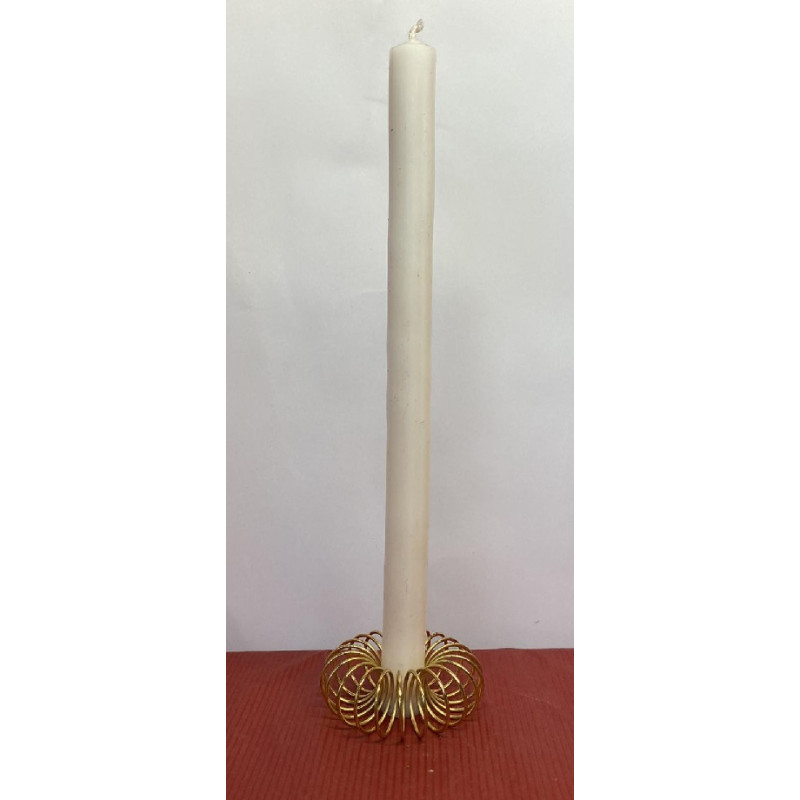 Candela per Flambeaux - h 24 cm diam 1,6 - 40 gr