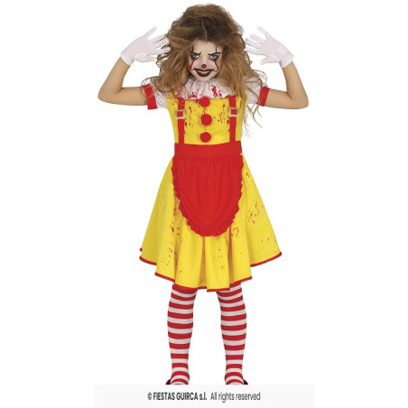 Costume CLOWN Mc'Donald - Tg 10/12 anni