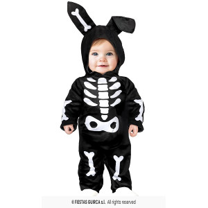 Costume SCHELETRO Coniglio - Tg 18/24 mesi