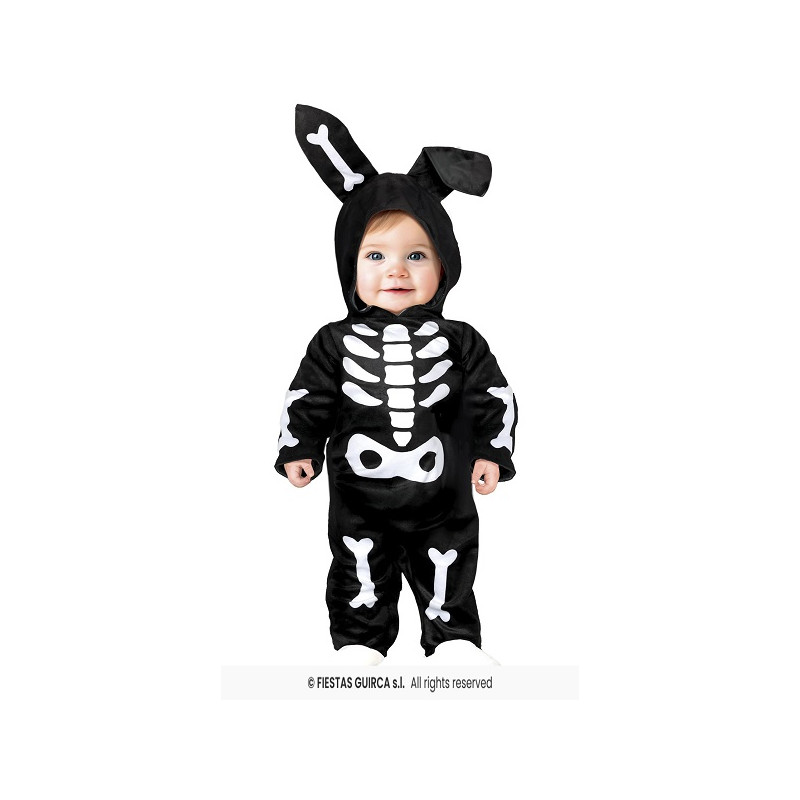 Costume SCHELETRO Coniglio - Tg 18/24 mesi
