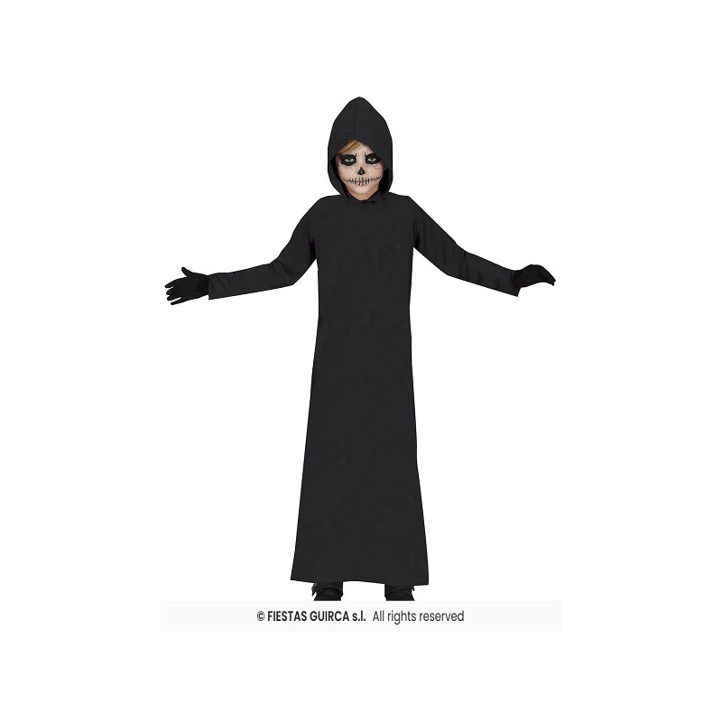 Costume FANTASMA Nero - Tg 5/6 anni
