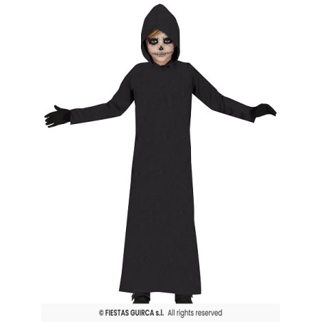 Costume FANTASMA Nero - Tg 5/6 anni