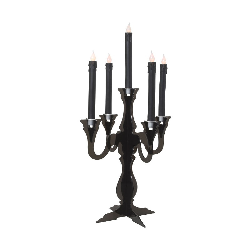Candelabro Nero 5 posti