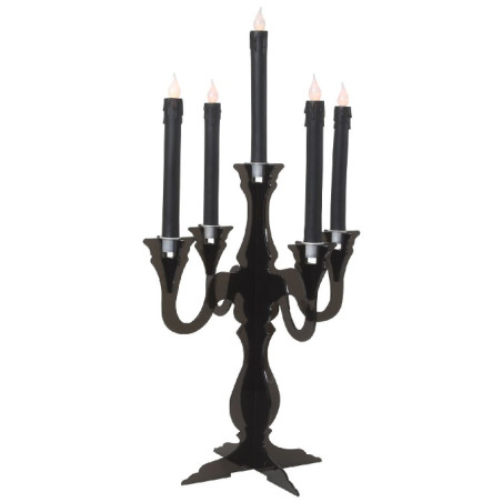 Candelabro Nero 5 posti