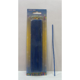 Candeline Celesti Scintillanti 17 cm (cf. 40 pz)