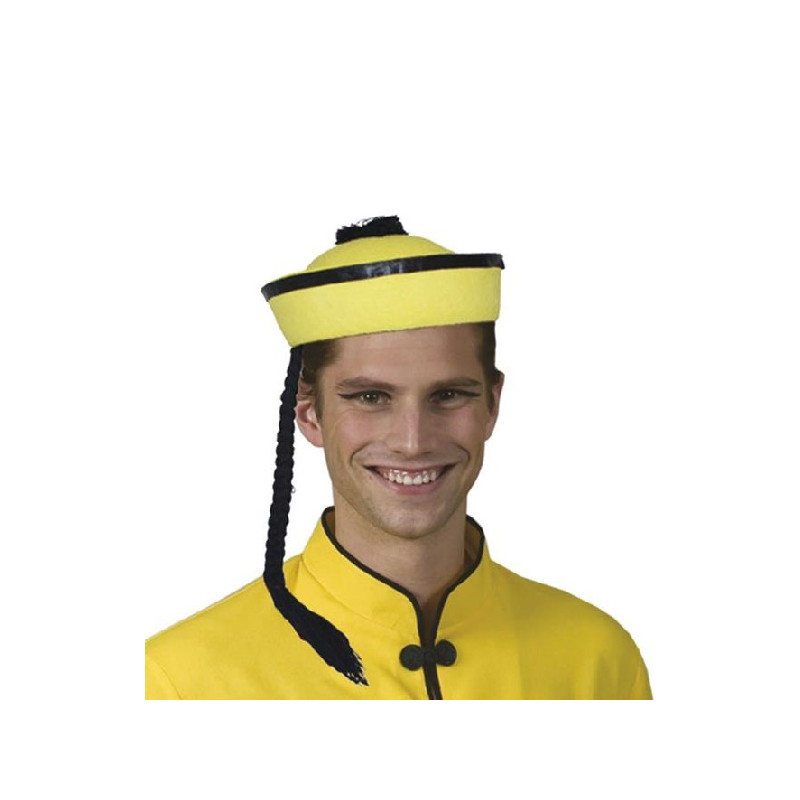 Cappello Cinese con treccia