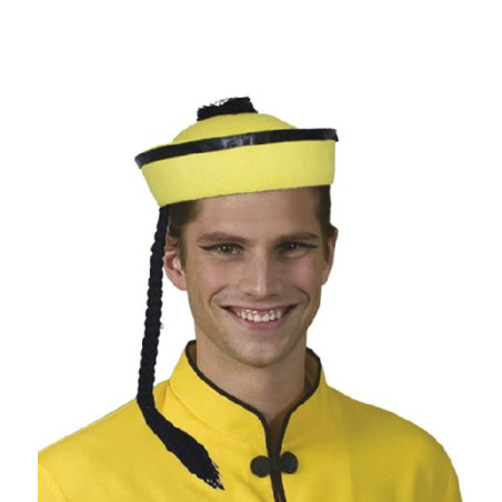 Cappello Cinese con treccia