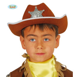 Cappello Cow-Boy Marrone Bambino