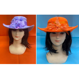 Cappello Dama Arancione e Liilla