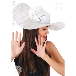 Cappello Dama Argento con pajlettes