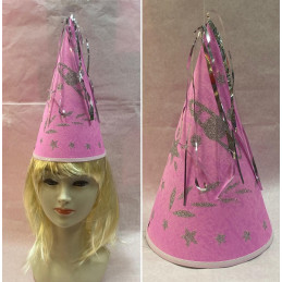 Cappello Fata Rosa in carta