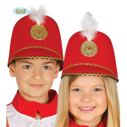 Cappello Majorette Rosso in feltro