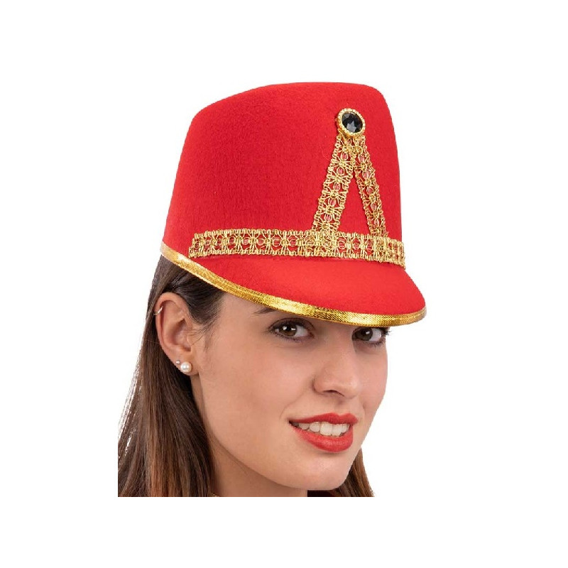 Cappello Majorette Rosso in feltro