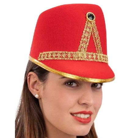 Cappello Majorette Rosso in feltro